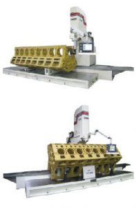 Dunimex - F109 - Máquina CNC para a rectificação de motores grandes dimensões.